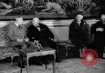 Image of Churchill and De Gaulle meeting Paris France, 1958, second 62 stock footage video 65675071114