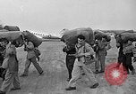 Image of Two USAF C-124 Globemaster aircraft at Orly field in France Paris France, 1952, second 12 stock footage video 65675071122
