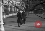 Image of British officials entering the House of Commons grounds London England United Kingdom, 1938, second 52 stock footage video 65675071127