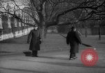 Image of British officials entering the House of Commons grounds London England United Kingdom, 1938, second 54 stock footage video 65675071127