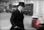 Image of British officials entering the House of Commons grounds London England United Kingdom, 1938, second 60 stock footage video 65675071127