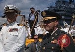 Immagine di Sesto anniversario della Flotta Mare Mediterraneo, 1968, secondo 3 filmato di repertorio 65675071132