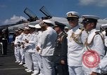 Immagine di Sesto anniversario della Flotta Mare Mediterraneo, 1968, secondo 27 filmato di repertorio 65675071132