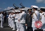 Immagine di Sesto anniversario della Flotta Mare Mediterraneo, 1968, secondo 32 filmato di repertorio 65675071132