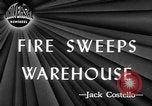 Image of Lee Brothers Warehouse fire New York City New York City USA, 1945, second 3 stock footage video 65675071148