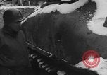 Image of US Soldiers examine damaged US M4 and German Panther tank Sterpigny Belgium, 1945, second 16 stock footage video 65675071156