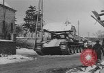 Image of US Soldiers examine damaged US M4 and German Panther tank Sterpigny Belgium, 1945, second 33 stock footage video 65675071156