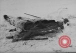 Image of Bodies of dead German soldiers in snow Ambleve Belgium, 1945, second 29 stock footage video 65675071159