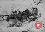Image of Bodies of dead German soldiers in snow Ambleve Belgium, 1945, second 34 stock footage video 65675071159