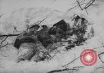 Image of Bodies of dead German soldiers in snow Ambleve Belgium, 1945, second 37 stock footage video 65675071159