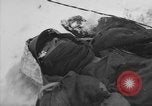 Image of Bodies of dead German soldiers in snow Ambleve Belgium, 1945, second 43 stock footage video 65675071159