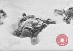 Image of Bodies of dead German soldiers in snow Ambleve Belgium, 1945, second 46 stock footage video 65675071159