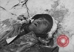 Image of Bodies of dead German soldiers in snow Ambleve Belgium, 1945, second 59 stock footage video 65675071159