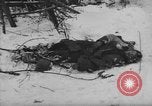 Image of Bodies of dead German soldiers in snow Ambleve Belgium, 1945, second 60 stock footage video 65675071159