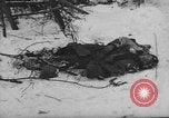 Image of Bodies of dead German soldiers in snow Ambleve Belgium, 1945, second 62 stock footage video 65675071159