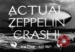 Image of Hindenburg crash New Jersey United States USA, 1937, second 13 stock footage video 65675071173