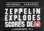 Image of Hindenburg crash New Jersey United States USA, 1937, second 6 stock footage video 65675071174