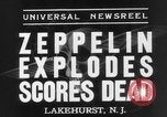 Image of Hindenburg crash New Jersey United States USA, 1937, second 7 stock footage video 65675071174