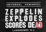 Image of Hindenburg crash New Jersey United States USA, 1937, second 8 stock footage video 65675071174