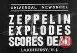 Image of Hindenburg crash New Jersey United States USA, 1937, second 9 stock footage video 65675071174