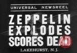 Image of Hindenburg crash New Jersey United States USA, 1937, second 10 stock footage video 65675071174