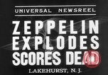 Image of Hindenburg crash New Jersey United States USA, 1937, second 11 stock footage video 65675071174