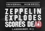 Image of Hindenburg crash New Jersey United States USA, 1937, second 12 stock footage video 65675071174