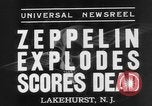 Image of Hindenburg crash New Jersey United States USA, 1937, second 13 stock footage video 65675071174