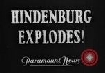 Image of Hindenburg crash New Jersey United States USA, 1937, second 4 stock footage video 65675071176