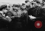 Image of German and Hungarian troops joining forces Ukraine, 1941, second 44 stock footage video 65675071183