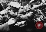 Image of German and Hungarian troops joining forces Ukraine, 1941, second 51 stock footage video 65675071183