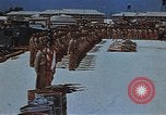 Image of Religious services at a bomb crater on Midway Island Pacific Ocean, 1942, second 14 stock footage video 65675071189