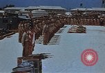 Image of Religious services at a bomb crater on Midway Island Pacific Ocean, 1942, second 15 stock footage video 65675071189