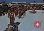 Image of Religious services at a bomb crater on Midway Island Pacific Ocean, 1942, second 16 stock footage video 65675071189