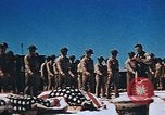 Image of Religious services at a bomb crater on Midway Island Pacific Ocean, 1942, second 27 stock footage video 65675071189