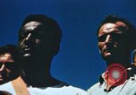 Image of Religious services at a bomb crater on Midway Island Pacific Ocean, 1942, second 38 stock footage video 65675071189