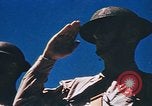 Image of Religious services at a bomb crater on Midway Island Pacific Ocean, 1942, second 47 stock footage video 65675071189