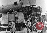 Image of Train collision World War I Belgium, 1916, second 32 stock footage video 65675071209