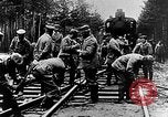Image of Train collision World War I Belgium, 1916, second 51 stock footage video 65675071209