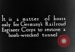 Image of Train collision World War I Belgium, 1916, second 60 stock footage video 65675071209