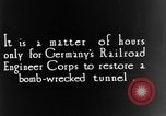 Image of Train collision World War I Belgium, 1916, second 61 stock footage video 65675071209