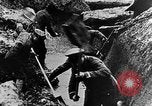 Image of German soldiers in trenches Europe, 1916, second 37 stock footage video 65675071210