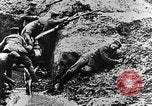 Image of German soldiers in trenches Europe, 1916, second 49 stock footage video 65675071210