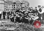 Image of German volunteers drill in World War I Europe, 1916, second 37 stock footage video 65675071211