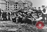 Image of German volunteers drill in World War I Europe, 1916, second 39 stock footage video 65675071211