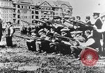 Image of German volunteers drill in World War I Europe, 1916, second 40 stock footage video 65675071211