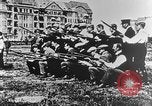Image of German volunteers drill in World War I Europe, 1916, second 45 stock footage video 65675071211