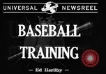 Image of NY Yankees and NY Giants in baseball spring training Atlantic City New Jersey USA, 1944, second 5 stock footage video 65675071249
