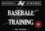 Image of NY Yankees and NY Giants in baseball spring training Atlantic City New Jersey USA, 1944, second 6 stock footage video 65675071249