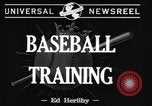 Image of NY Yankees and NY Giants in baseball spring training Atlantic City New Jersey USA, 1944, second 8 stock footage video 65675071249